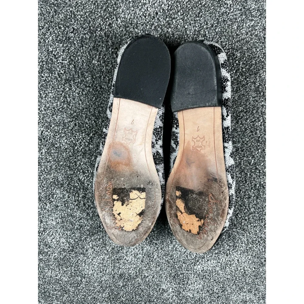 Sam Edelman Sara Women's Black Multi Ballet Flat‎ Sz 7M